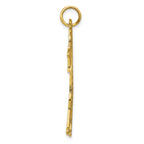 10K Gold Polished Giraffe Charm Solid Pendant by Sophia Jewelers
