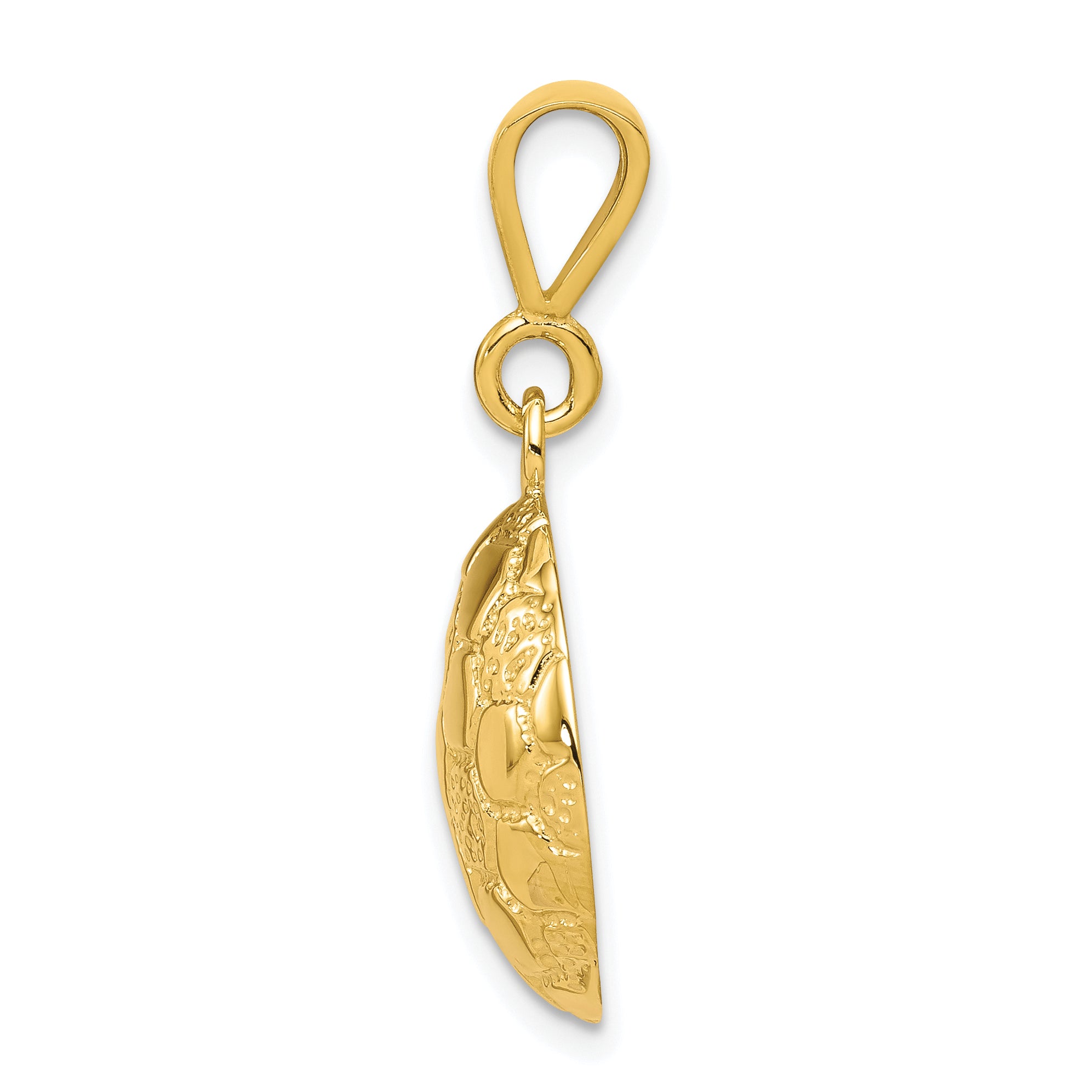 10K Gold Soccer Ball Charm with Polished Finish Elegant and Solid Design Secondary image