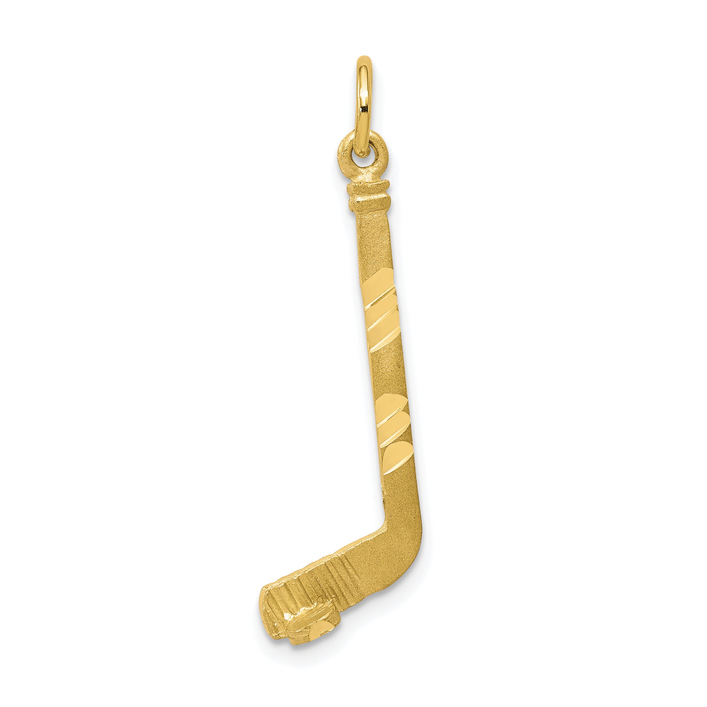 10K Hockey Stick Charm