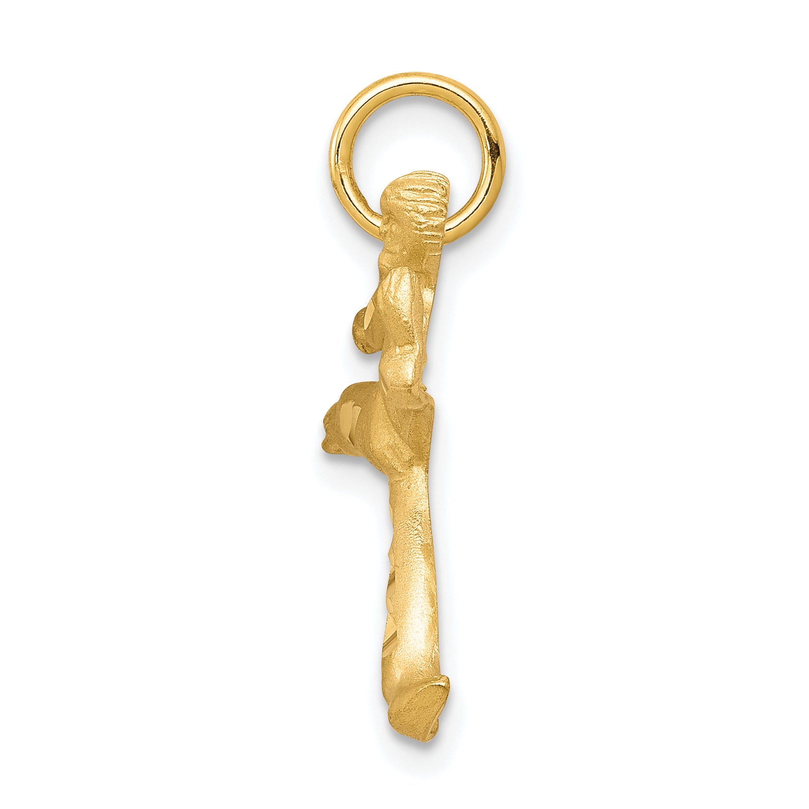 10k Solid Karate Person Charm Secondary image