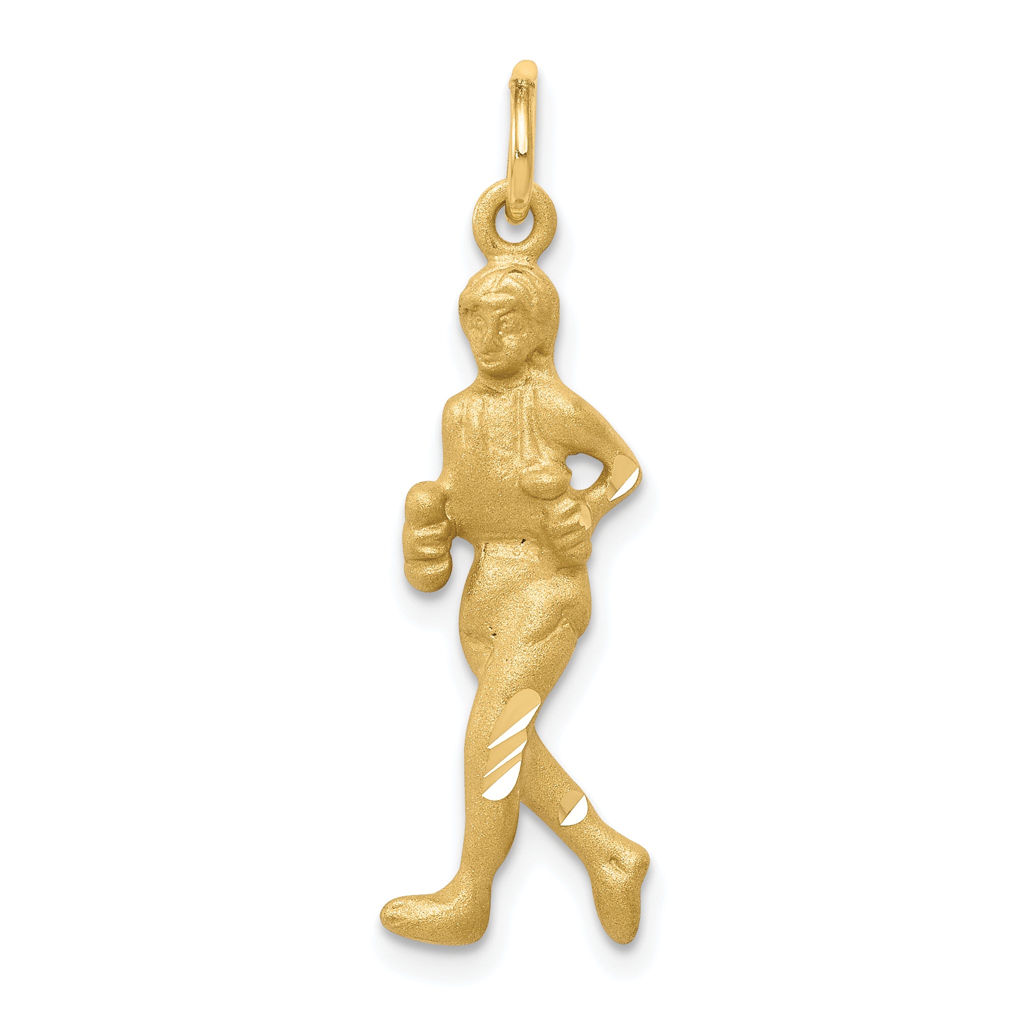 10k Solid Runner Charm Main image