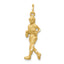 10k Solid Runner Charm