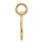 10K Gold Polished #1 MOM Charm Solid, Elegant Gift