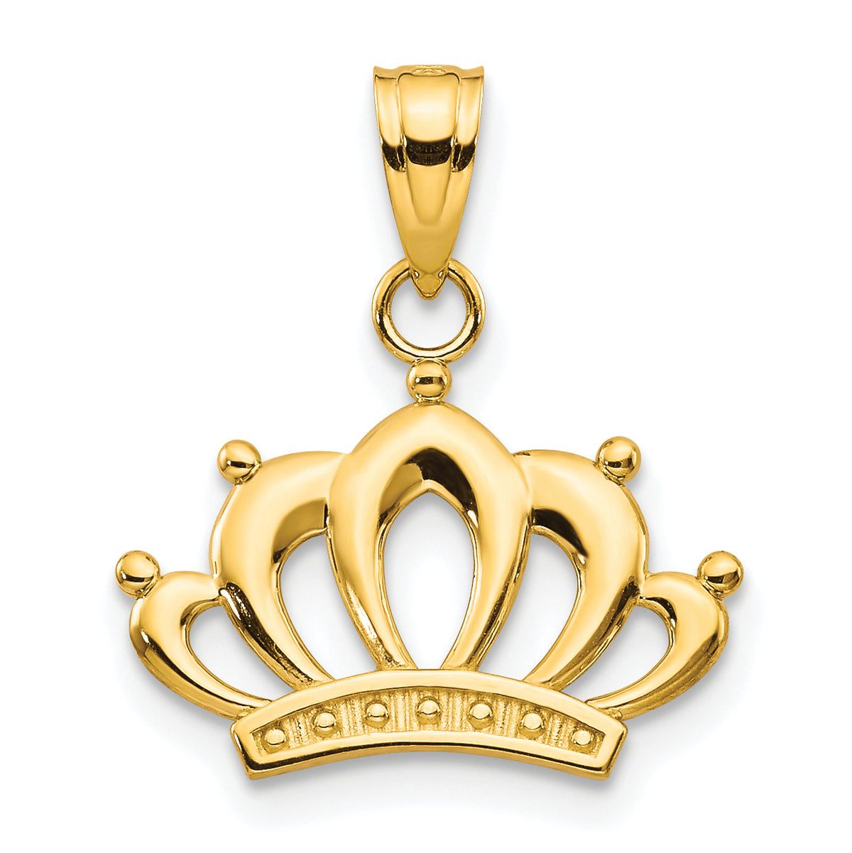 10k Crown Charm
