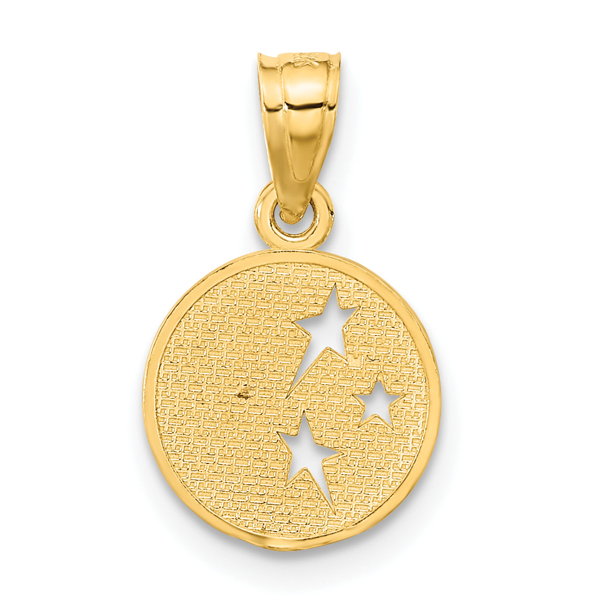 10k Moon & Stars Pendant