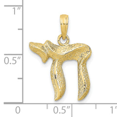 10K Chai Pendant