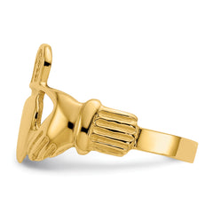 10k Polished Ladie's Claddagh Ring - 6