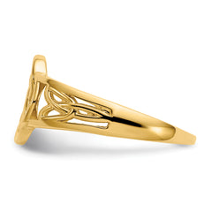 10k Polished Ladies Celtic Knot Ring - 6