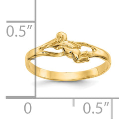 10K Angel Baby Ring