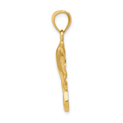 10K Stingray Pendant