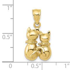 10K Cat Pendant