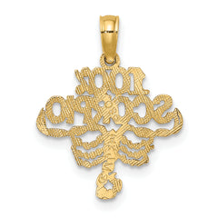 10K 100% SCORPIO Zodiac Charm