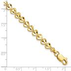 10k HEART Bracelet