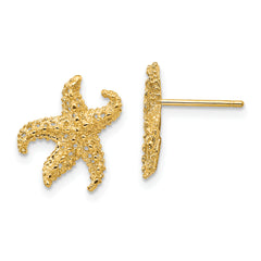 10k Starfish Earrings