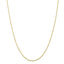 10K 1.5mm Diamond Cut Extra-Lite Rope Chain