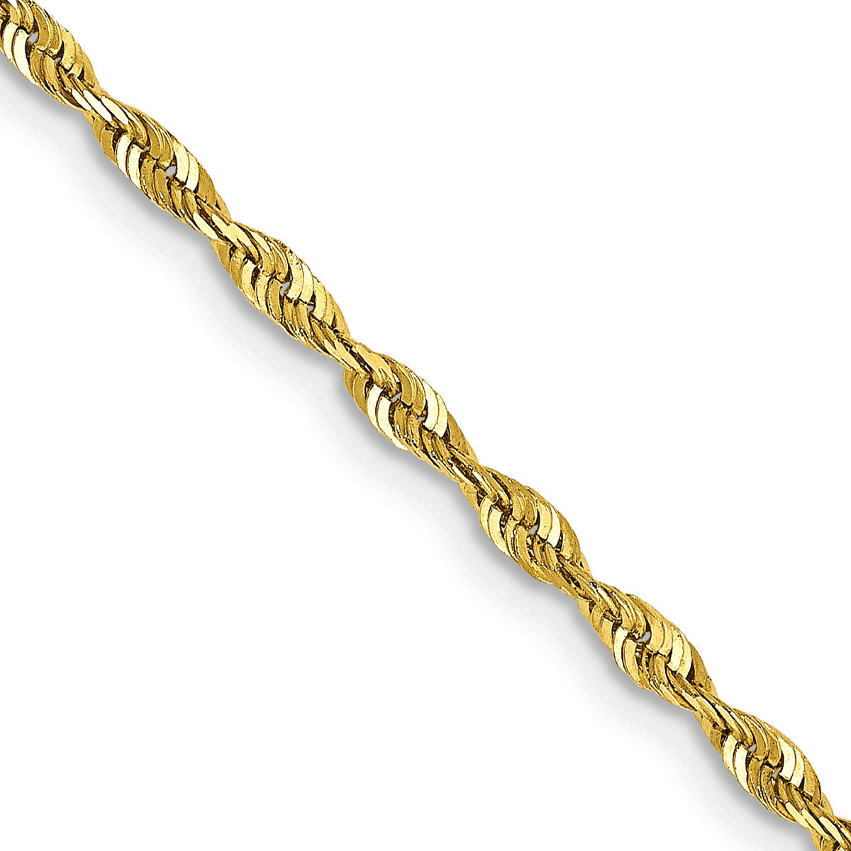 10k 2.0mm Extra-Light D/C Rope Chain