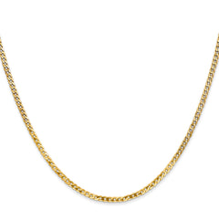 10k 2.2mm Flat Beveled Curb Chain