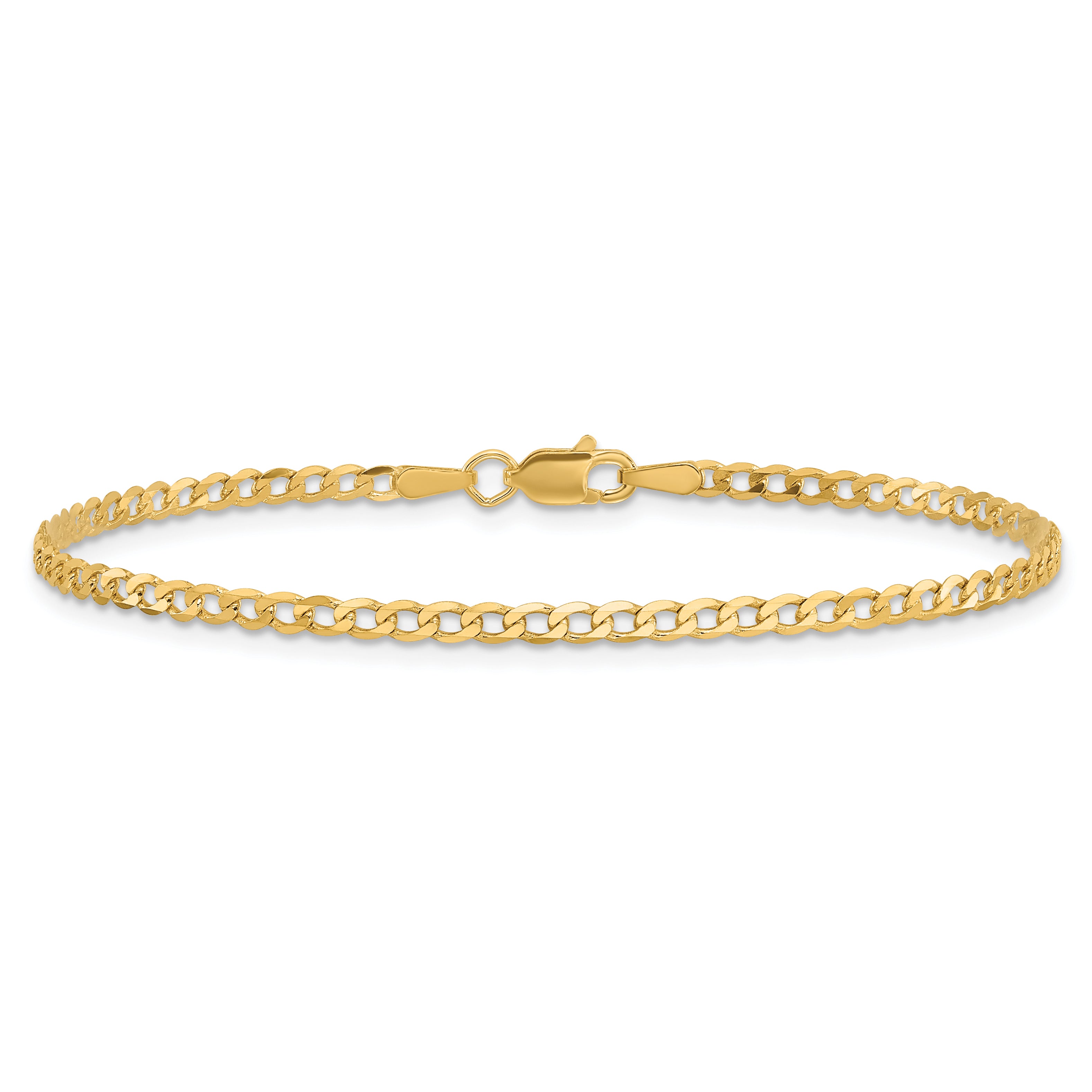 10k 2.2mm Flat Beveled Curb Chain