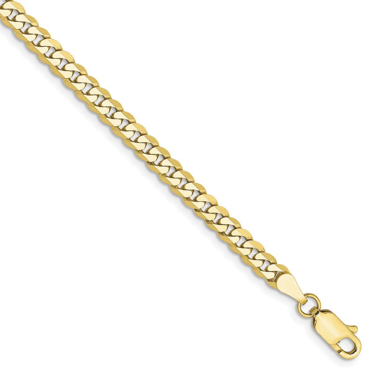 10K 3.2mm Flat Beveled Curb Chain