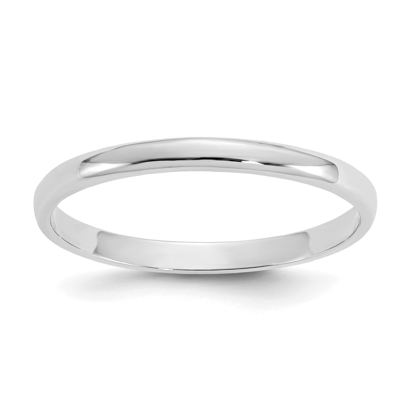 10K White Gold Polished Child's Ring