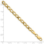 10k Fancy Link Bracelet