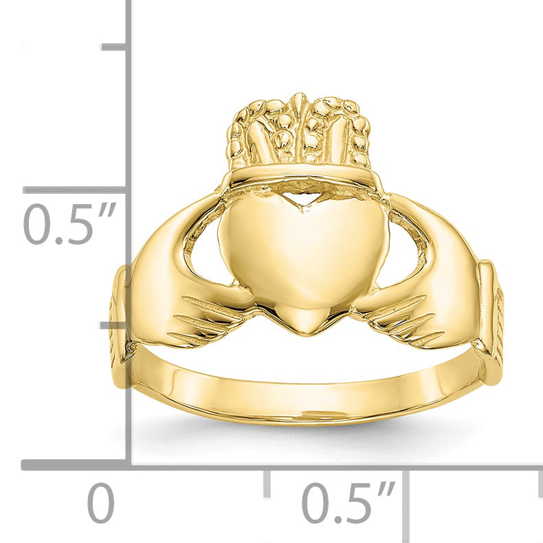 10k Ladies Claddagh Ring - 6