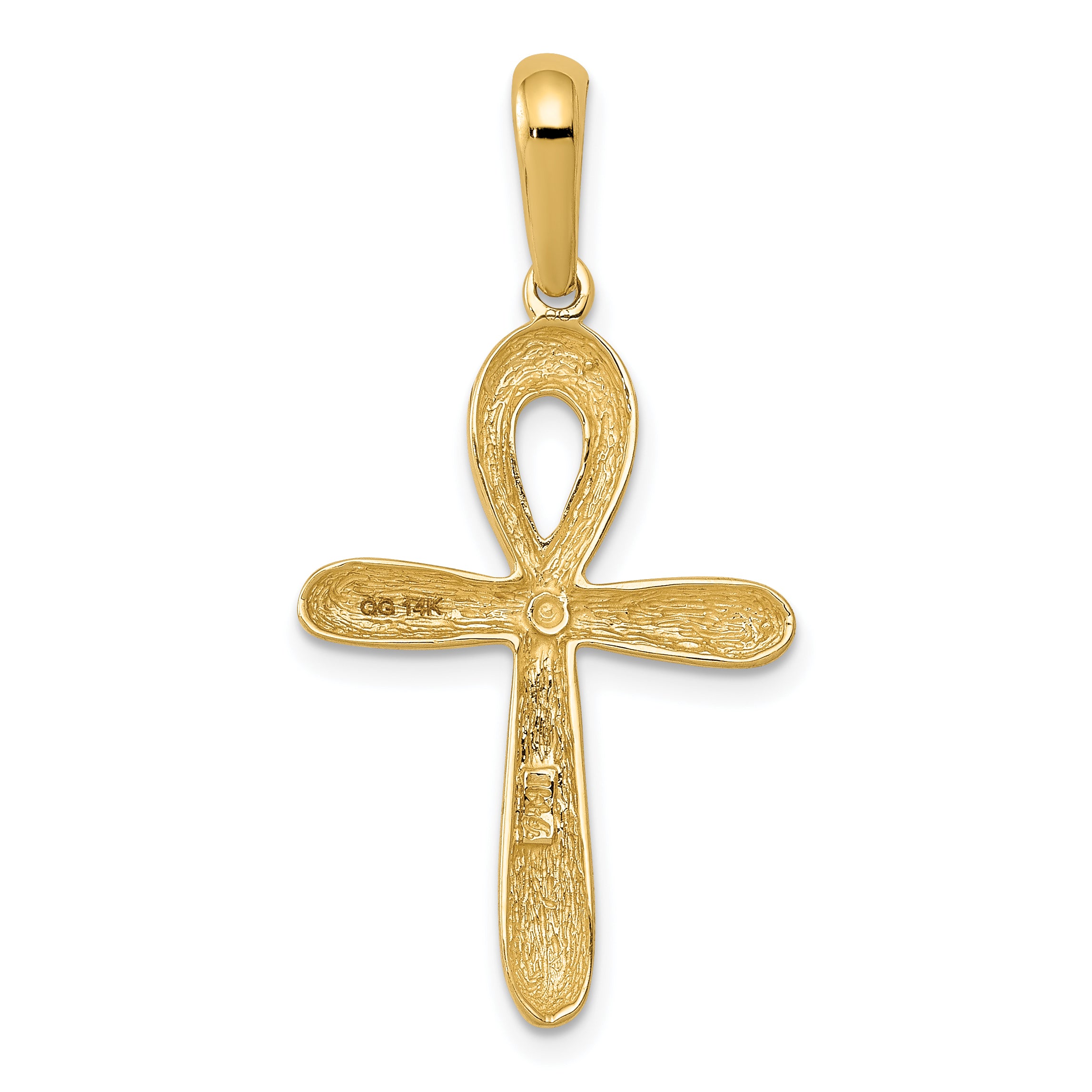 10k Ankh Cross Pendant