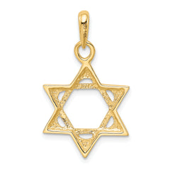10k Star of David Pendant