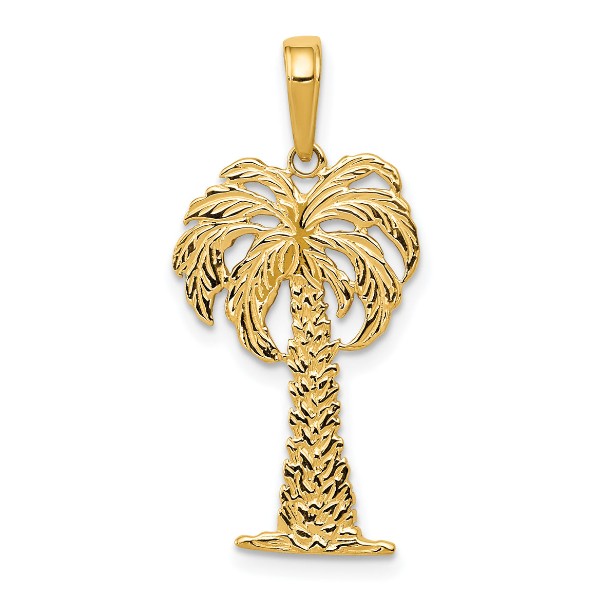 10k Palm Tree Pendant