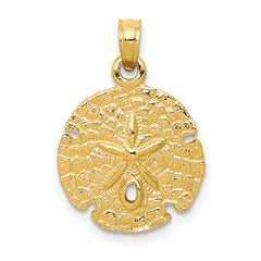 10k Sand Dollar Pendant