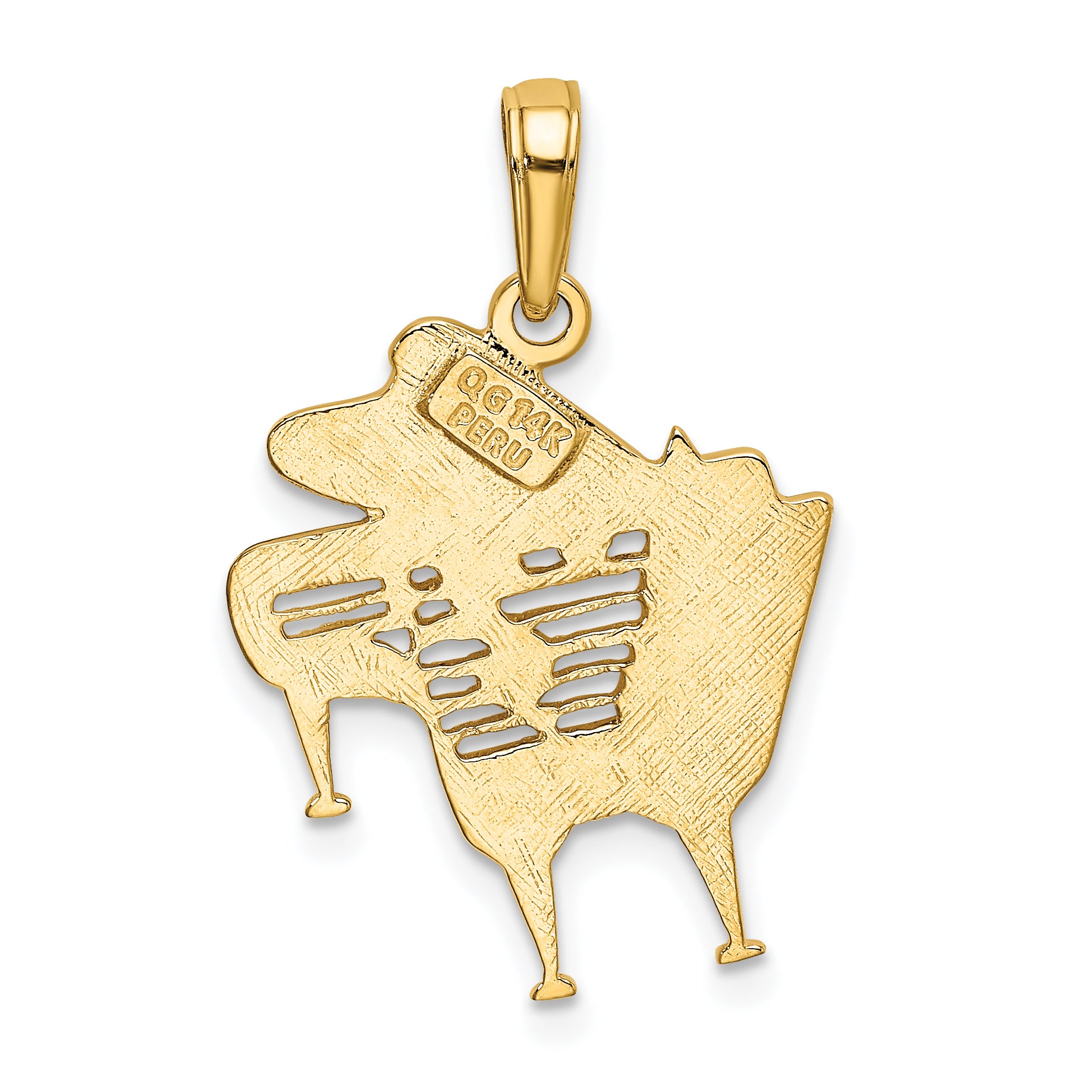 10k Piano Pendant