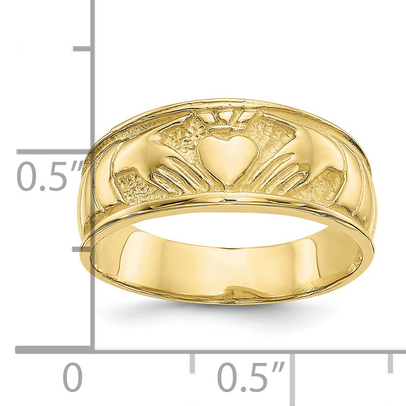 10k Ladies Claddagh Ring - 6