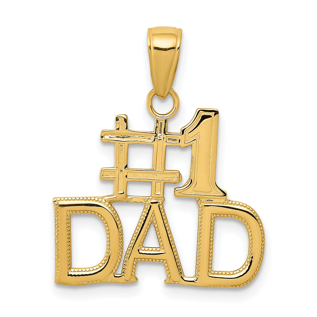 10K #1 DAD Charm