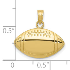 10k Football Pendant