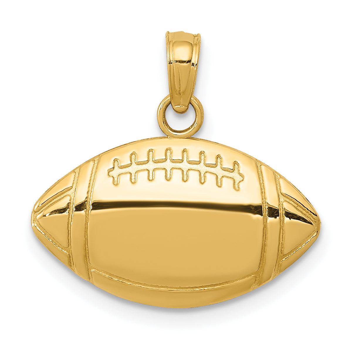 10k Football Pendant