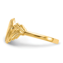 10k Polished Heart Child's Ring - 3