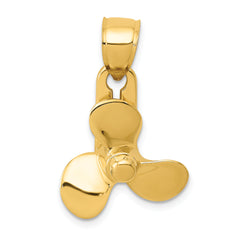 10k 3-D Moveable Blade Propeller Pendant