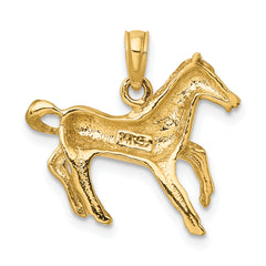 10K 2-D Galloping Horse Charm