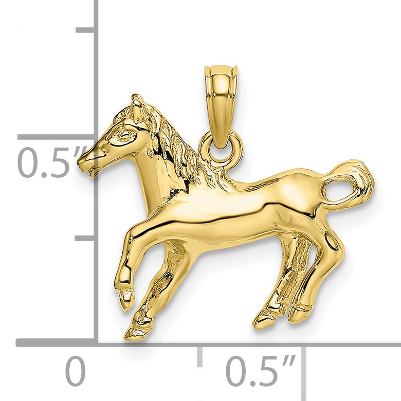 10K 2-D Galloping Horse Charm