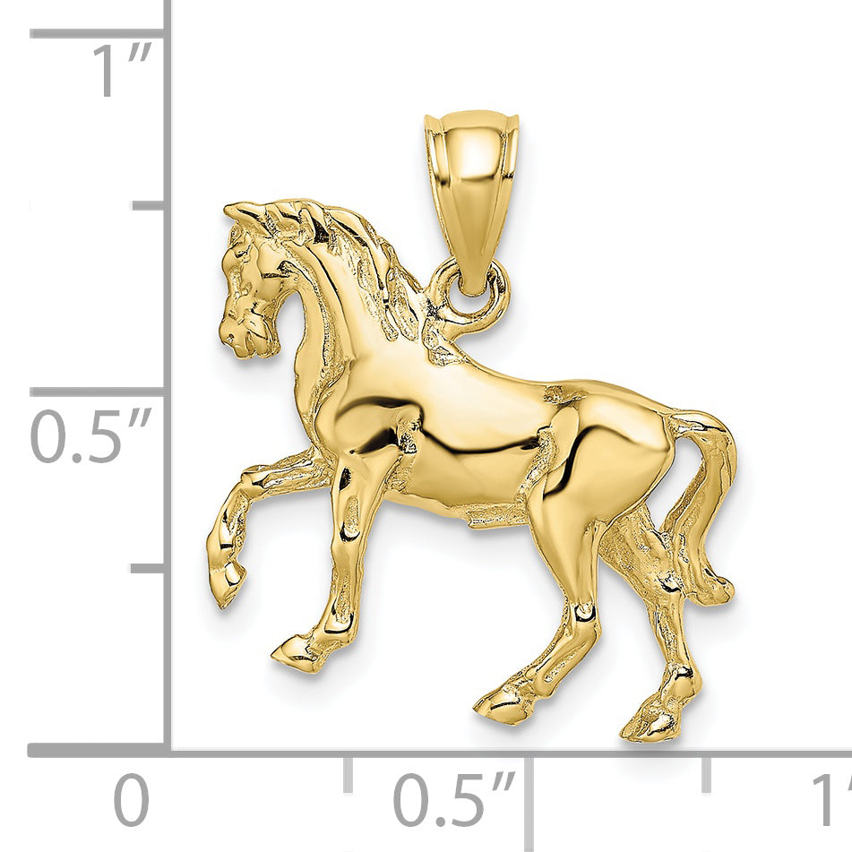 10K 3-D Horse Charm