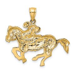 10K 2-D Jockey on Horse Charm