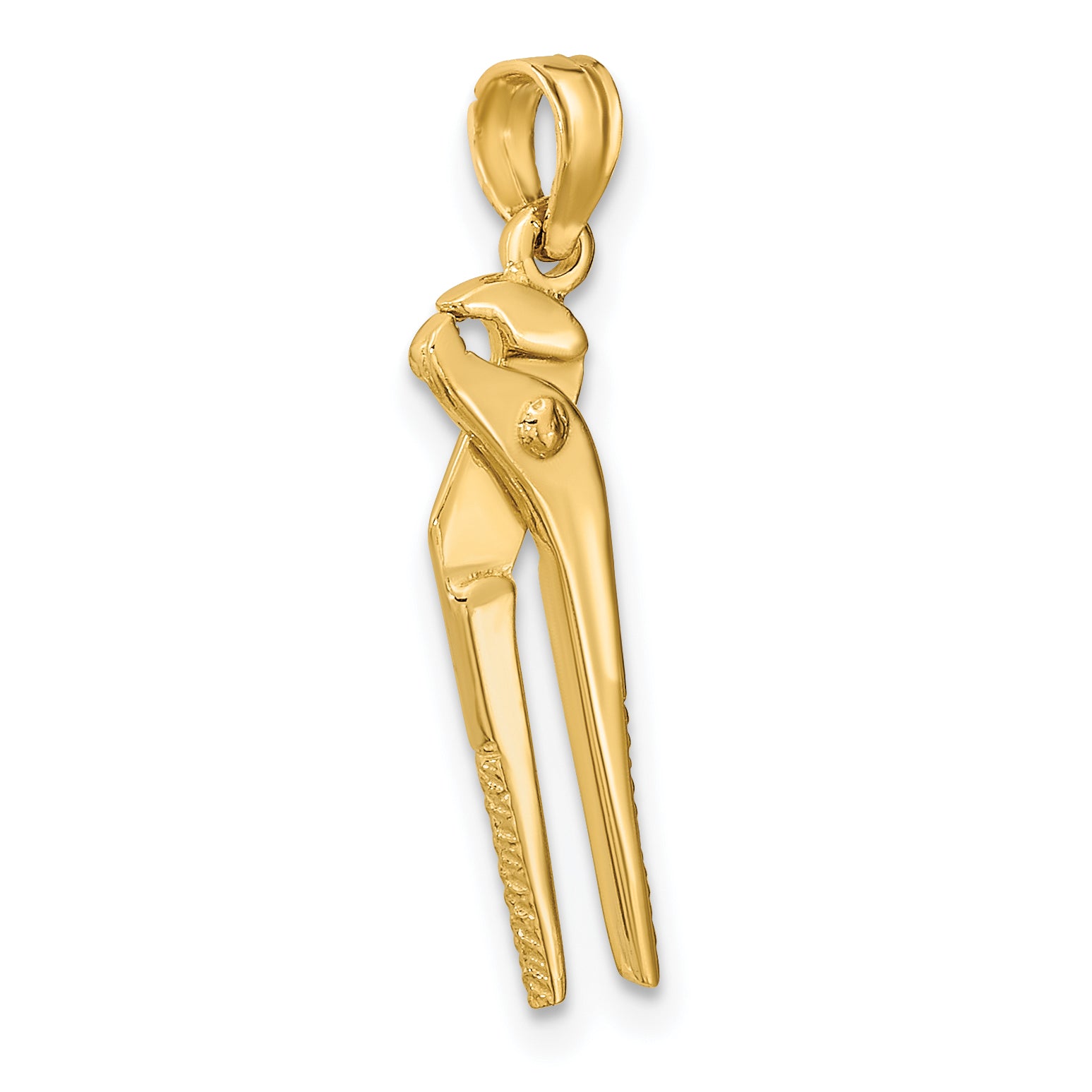 10K 3-D Moveable Locking Wrench Charm