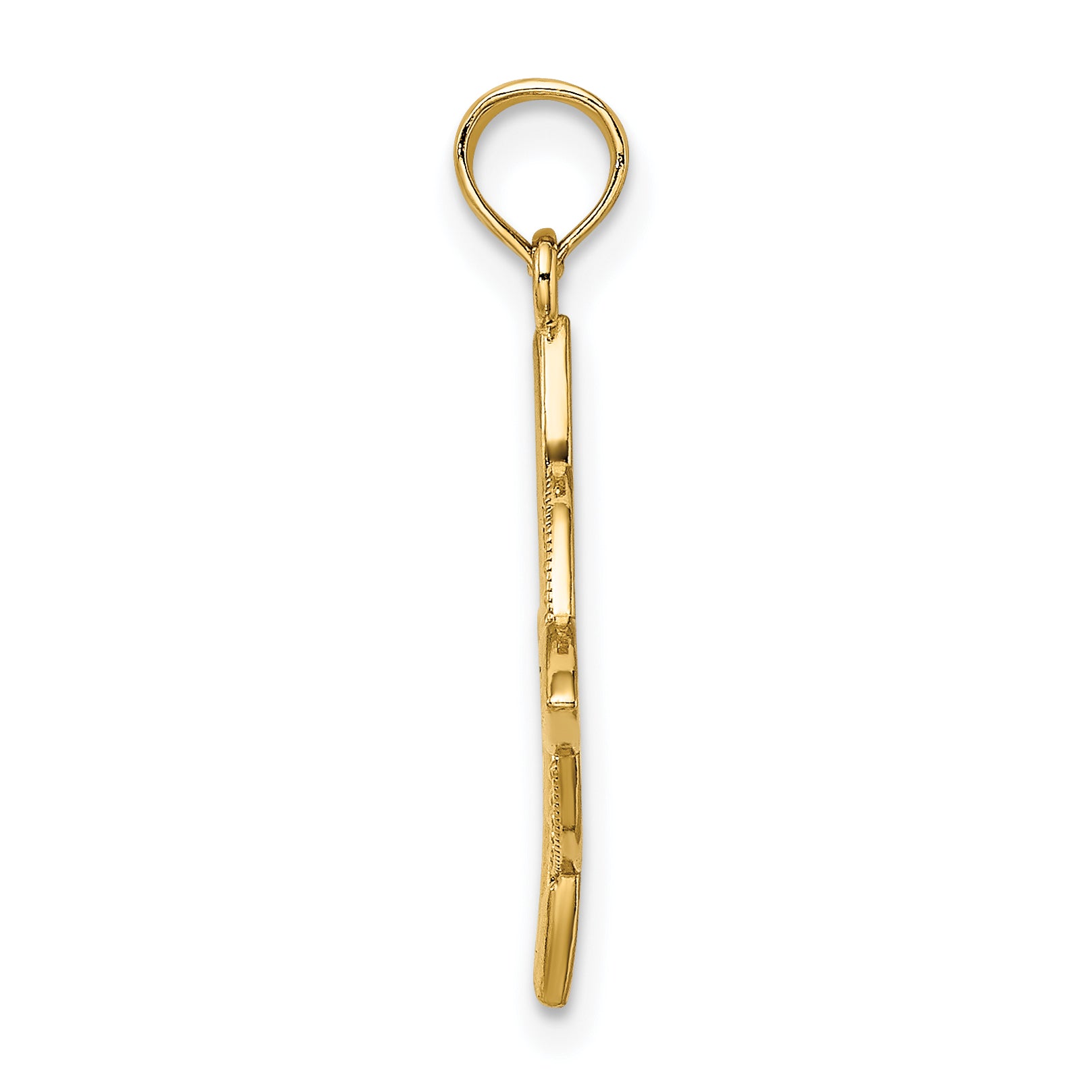 10k Small Celtic Eternity Knot Charm