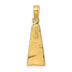 10K Scuba Flipper Charm