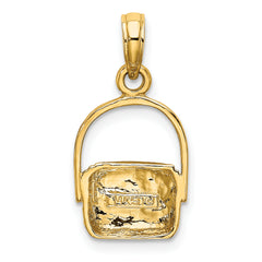 10K 2-D Nantucket Basket Charm