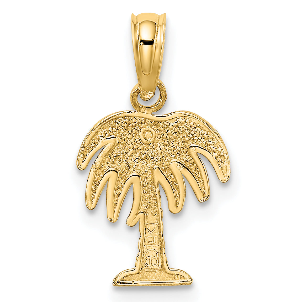 10K Charleston Palm Tree Charm