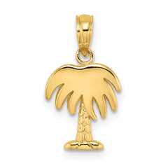 10K Charleston Palm Tree Charm