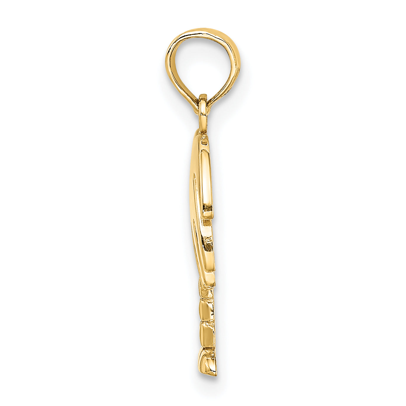 10K Charleston Palm Tree Charm