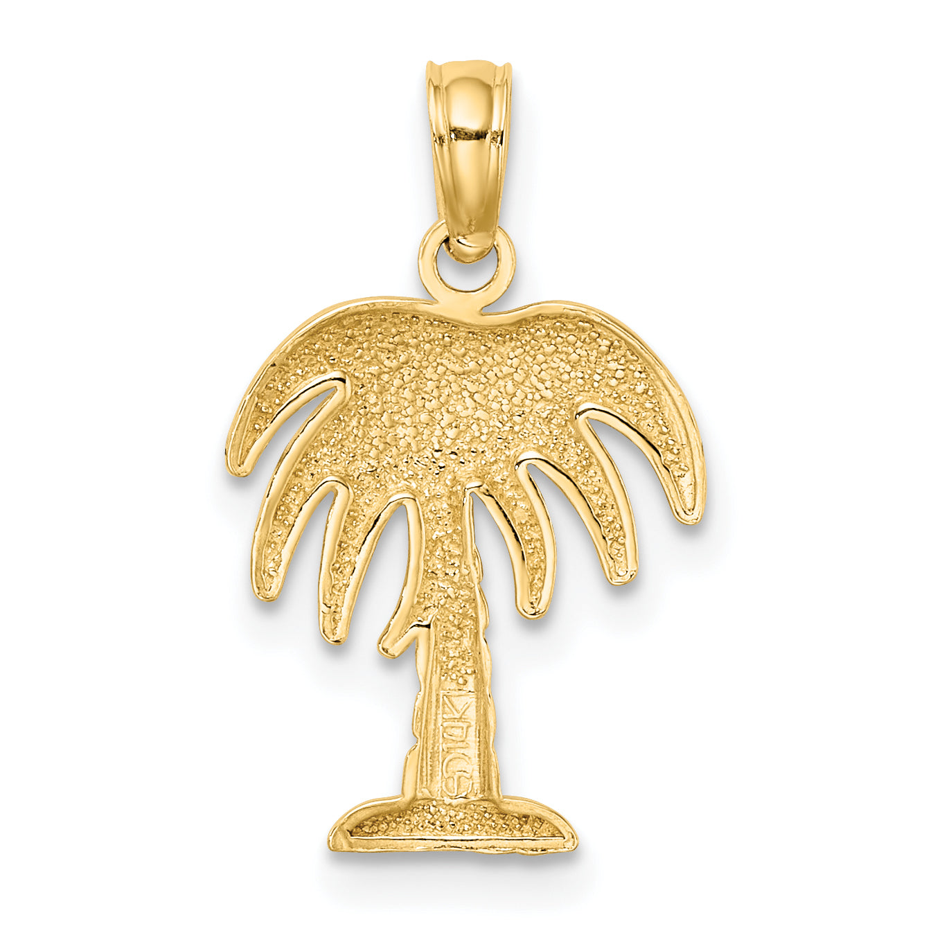 10K Charleston Palm Tree Charm