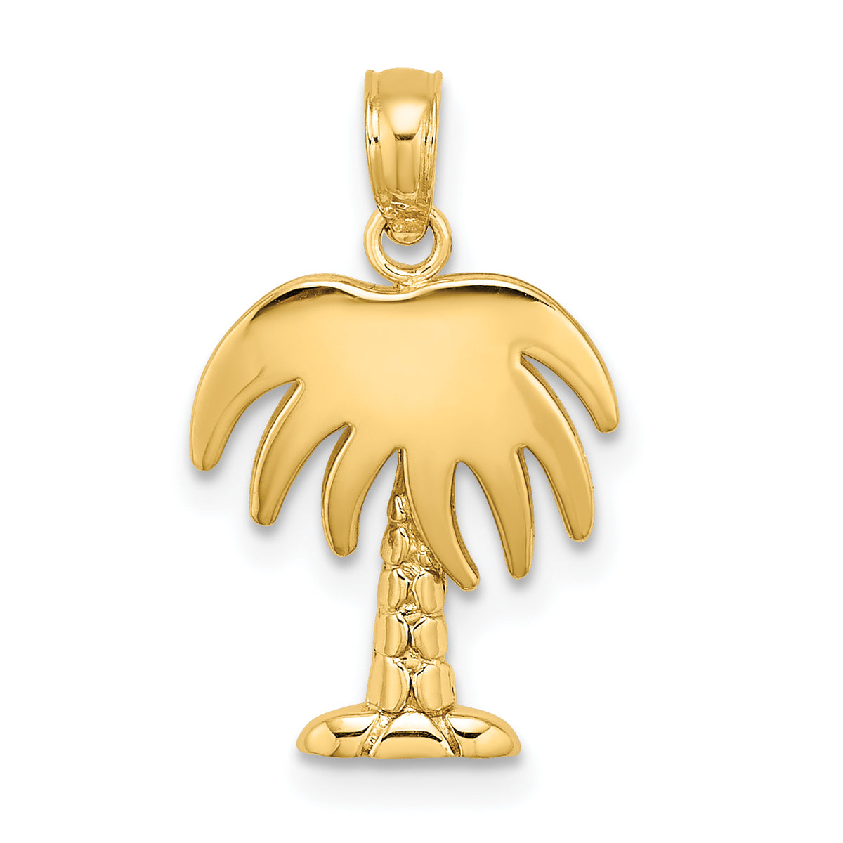 10K Charleston Palm Tree Charm